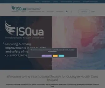 Isqua.org(The International Society for Quality in Health Care) Screenshot