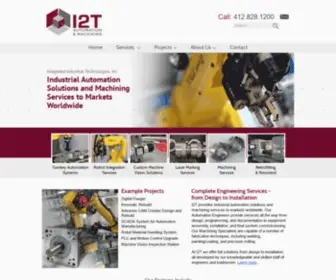 Isquaredt.com(I2T Automation and Machining) Screenshot