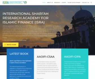 Isra.my(The International Shari'ah Research Academy for Islamic Finance) Screenshot