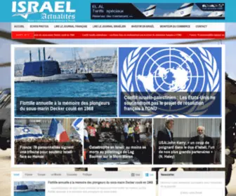 Israel-Actualites.tv(Israël Actualités) Screenshot