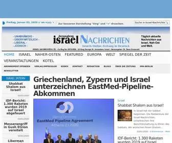 Israel-Nachrichten.org(Israel Nachrichten) Screenshot