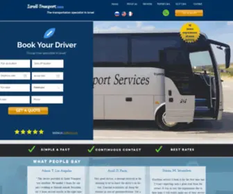 Israel-Transport.com(Bus rental) Screenshot