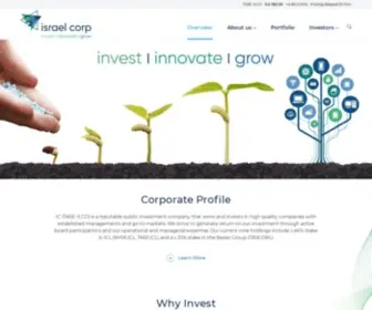 Israelcorp.com(Israel Corp) Screenshot