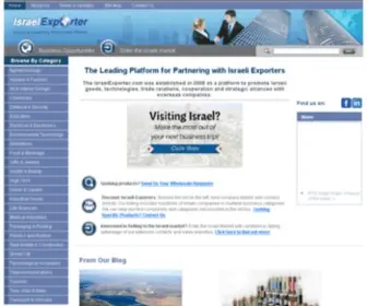 Israelexporter.com(The Israel Exporter) Screenshot