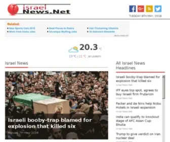 Israelnews.net(Breaking news in Israel and the region) Screenshot