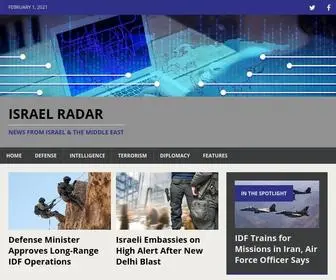 Israelradar.com(Israel Radar) Screenshot