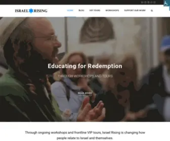 Israelrising.com(Frontline Tours In The Holy Land) Screenshot