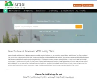 Israelservers.com(Israel Dedicated Server Hosting) Screenshot