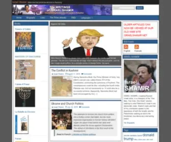 Israelshamir.com(Ideas that will Derail the descent to Barbarity) Screenshot