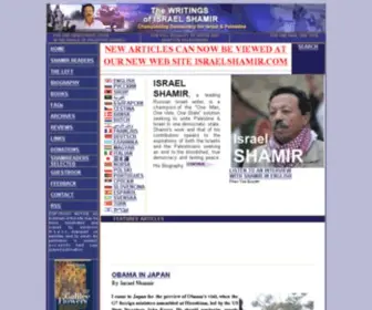 Israelshamir.net(Working toward Peace through Education & Information) Screenshot