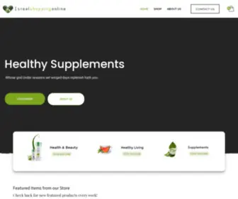 Israelshoppingonline.com(Healthy Living & Supplements) Screenshot