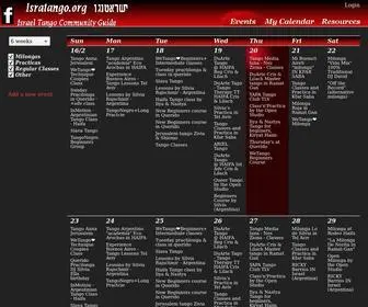 Isratango.org(IsraTango) Screenshot