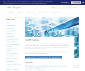 ISRCTN.com(ISRCTN Registry) Screenshot