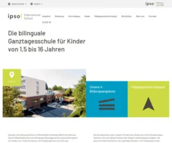 ISRH.ch(Die bilinguale Ganztagesschule für Kinder von 1) Screenshot