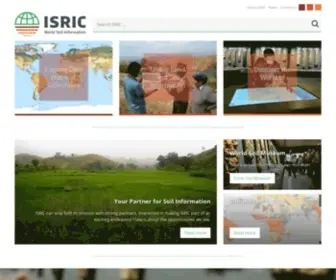 Isric.org(ISRIC-World Soil Information) Screenshot