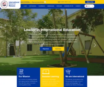 Isrimini.com(L'unica scuola internazionale a Rimini. International School of Rimini's mission) Screenshot