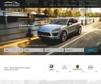 Isringhausen.com(Isringhausen Imports) Screenshot