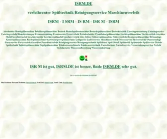 ISRM.de(Spülmobil) Screenshot