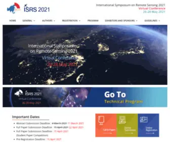 ISRS.or.kr(The 28th International Symposium on Remote Sensing The 6th Unmanned Aerial Vehicles in Geomatics) Screenshot