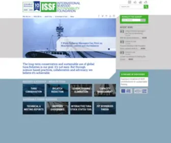 ISS-Foundation.org(International Seafood Sustainability Foundation) Screenshot