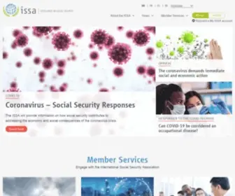 Issa.int(International Social Security Association (ISSA)) Screenshot