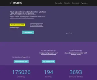 Issabel.org(Unified Communications And More) Screenshot