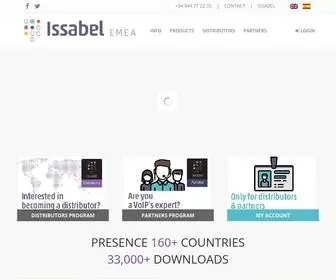 Issabelemea.com(Issabel EMEA) Screenshot