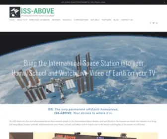 Issabove.com(Track the International Space Station. Know where the ISS) Screenshot