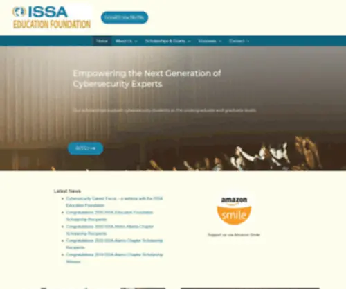 Issaef.org(ISSA Education Foundation I Cybersecurity Scholarships) Screenshot