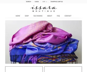 Issaraboutique.com(Please Log In) Screenshot