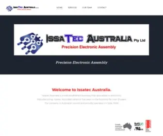 Issatecaus.com(Issatec australia) Screenshot