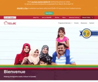ISSBC.org(Immigrant Services Society of BC) Screenshot
