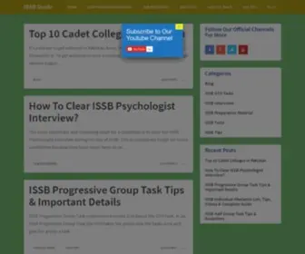 Issbguide.com(Online ISSB Tests And Interviews Preparation Guide) Screenshot