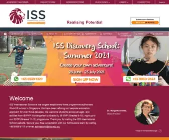 ISS.edu.sg(International IB school) Screenshot