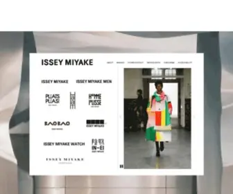 Isseymiyakeusa.com(The official ISSEY MIYAKE ONLINE STORE) Screenshot