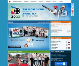 ISSF-Sports.org(International Shooting Sport Federation) Screenshot