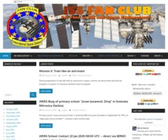 Issfanclub.eu(For Fans of ISS and Space Exploration) Screenshot