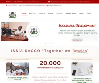 Issia-Sacco.com(ISSIA SACCO) Screenshot