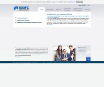 Issifc.com(Internationalization consulting) Screenshot