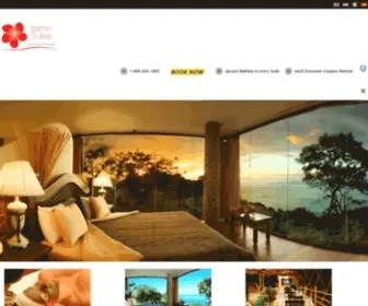 Issimosuites.com(Luxury Hotels Manuel Antonio) Screenshot