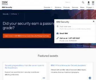 ISS.net(IBM Internet Security Systems) Screenshot