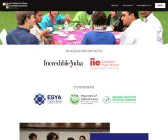 Issnewdelhi.in(INTERNATIONAL SUMMER SCHOOL) Screenshot