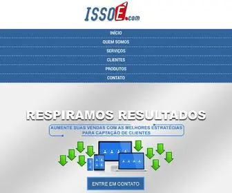 Issoe.com.br(ISSO É.com) Screenshot