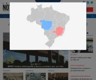 Issoenoticia.com.br(Cuiabá) Screenshot