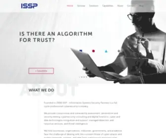 ISSP.com(Information Systems Security Partners) Screenshot