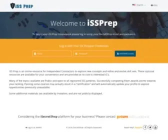 Issprep.com(iSSPrep) Screenshot