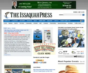 Isspress.com(The Issaquah Press) Screenshot