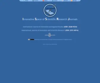 ISSR-Journals.org(International journal of innovation and applied studies (ijias)) Screenshot