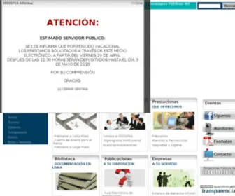 Isssspea.gob.mx(Gobierno Estatal de Aguascalientes) Screenshot