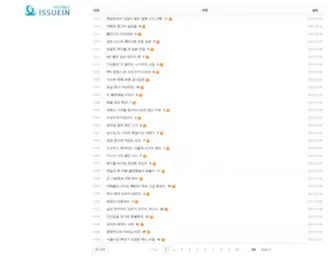 Issuein.com(이슈인) Screenshot
